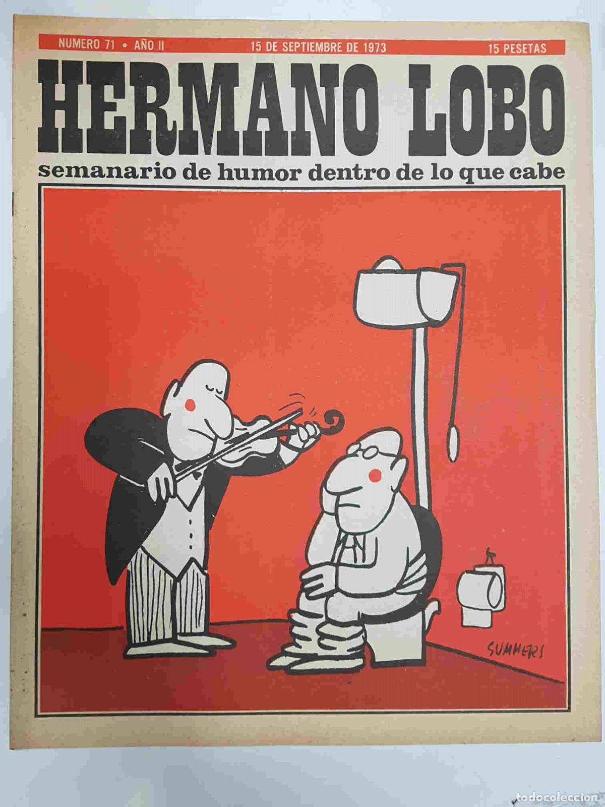 Postales: Hermano Lobo numero 071: portada de Summers - Forges-Gila-Summers-etc