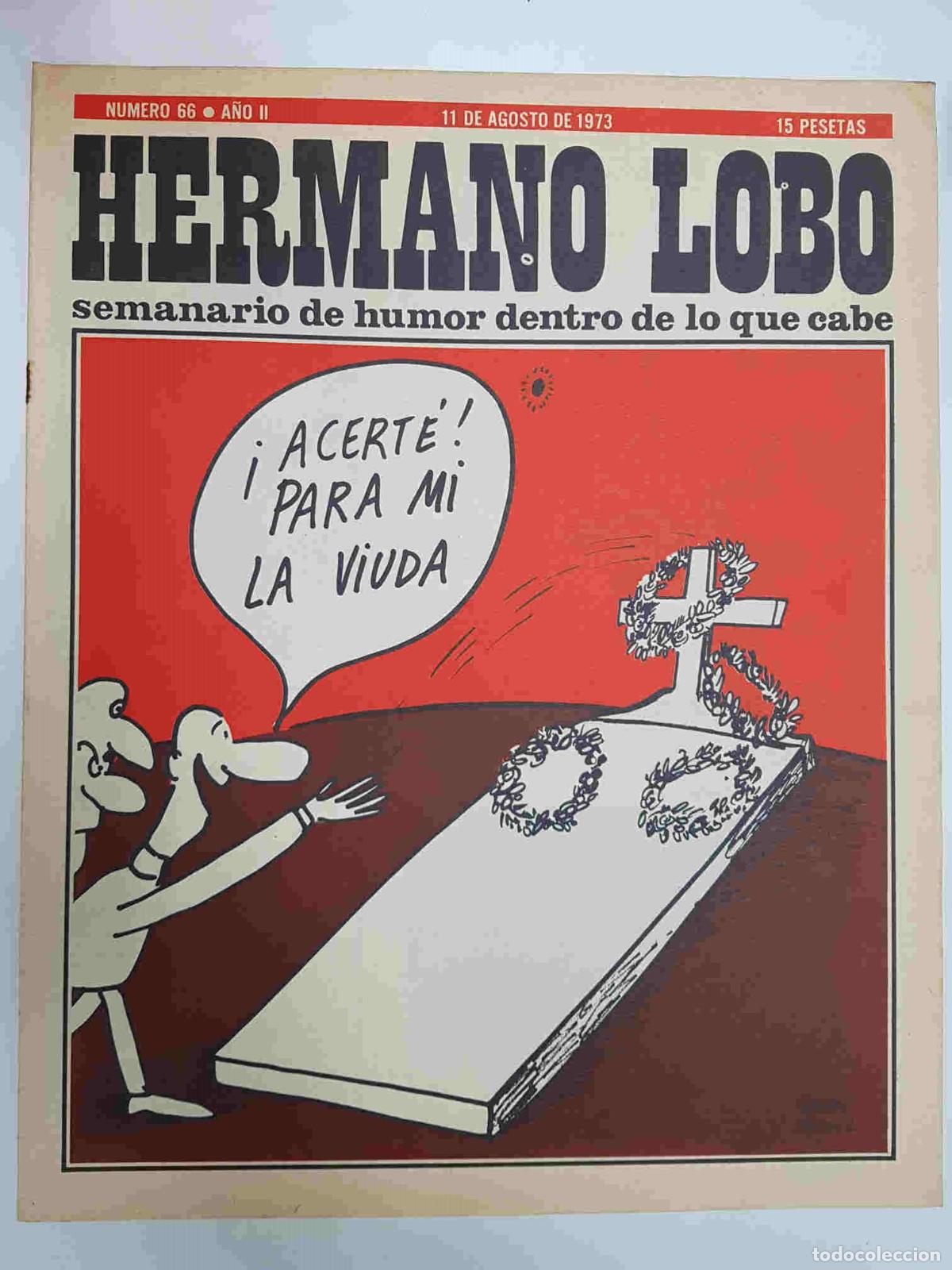 Postales: Hermano Lobo numero 066: portada de Chumy Chumez - Forges-Gila-Summers-etc