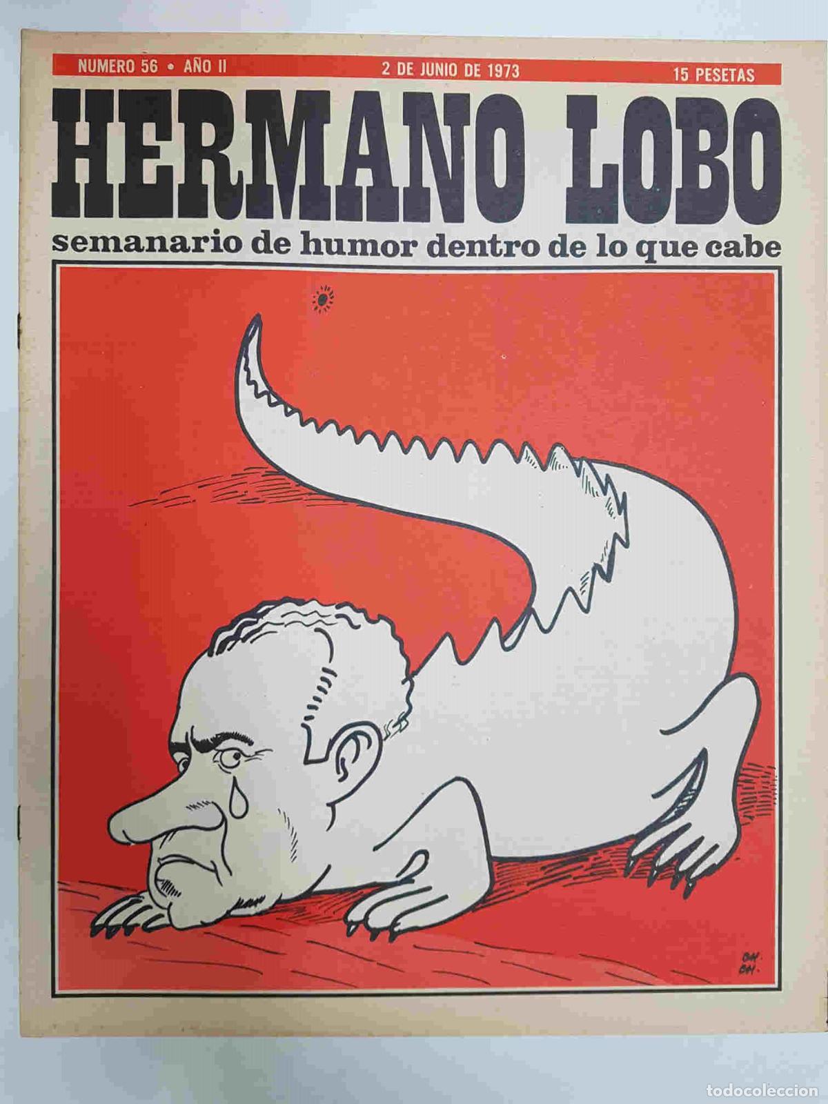 Postales: Hermano Lobo numero 056: portada de Chumy Chumez - Forges-Gila-Summers-etc