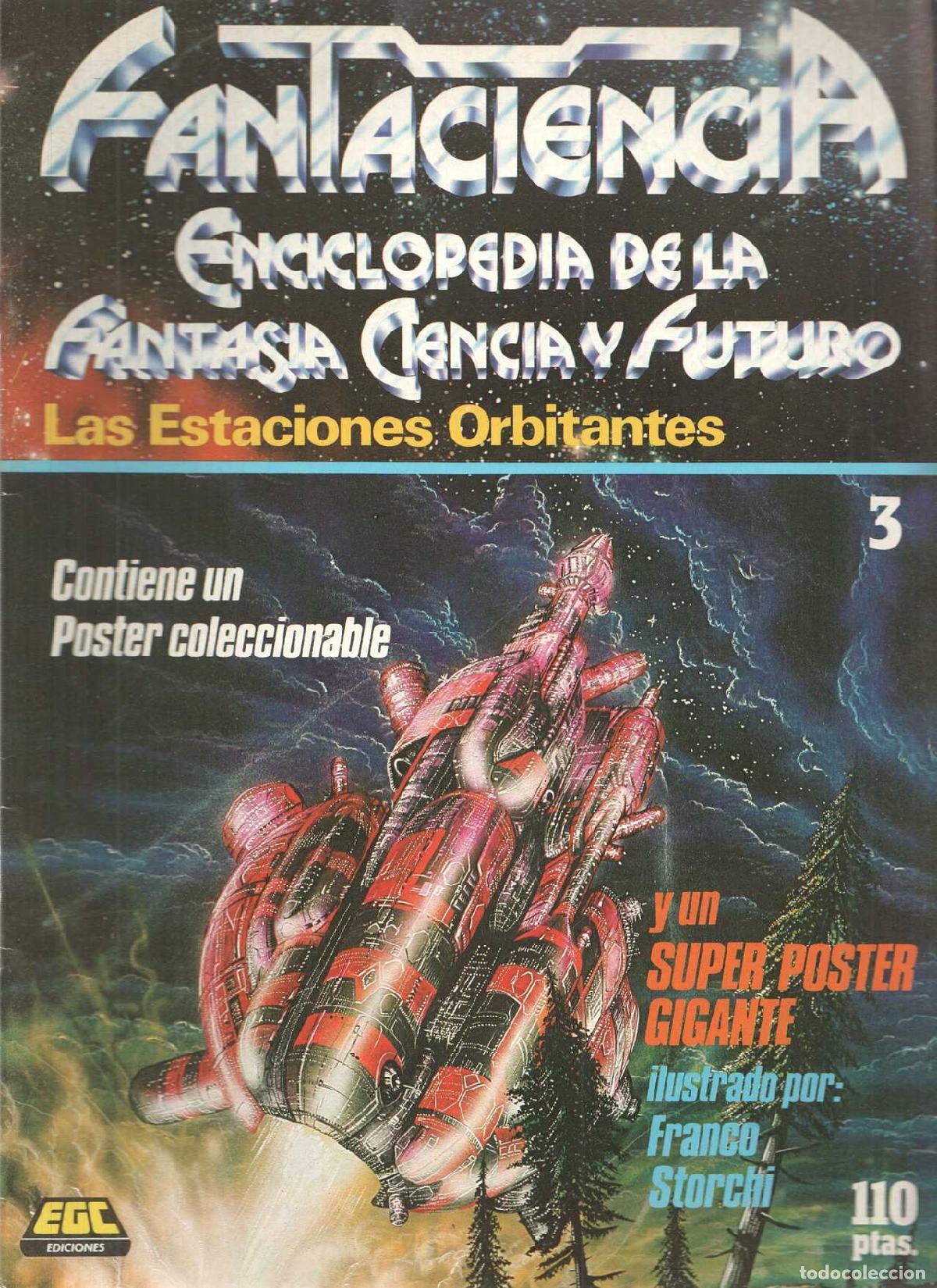 Postales: Fasciculo: FANTACIENCIA, Numero 03: Las Estaciones Orbitantes (Enciclopedia de la Fantasia, Ciencia