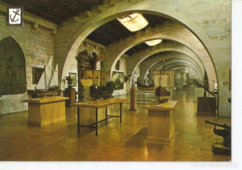 Postkarten: Postal 039759 : Barcelona. Museo Maritimo Sala de Pedro IV. Modelos de las tres carabelas de Colon -