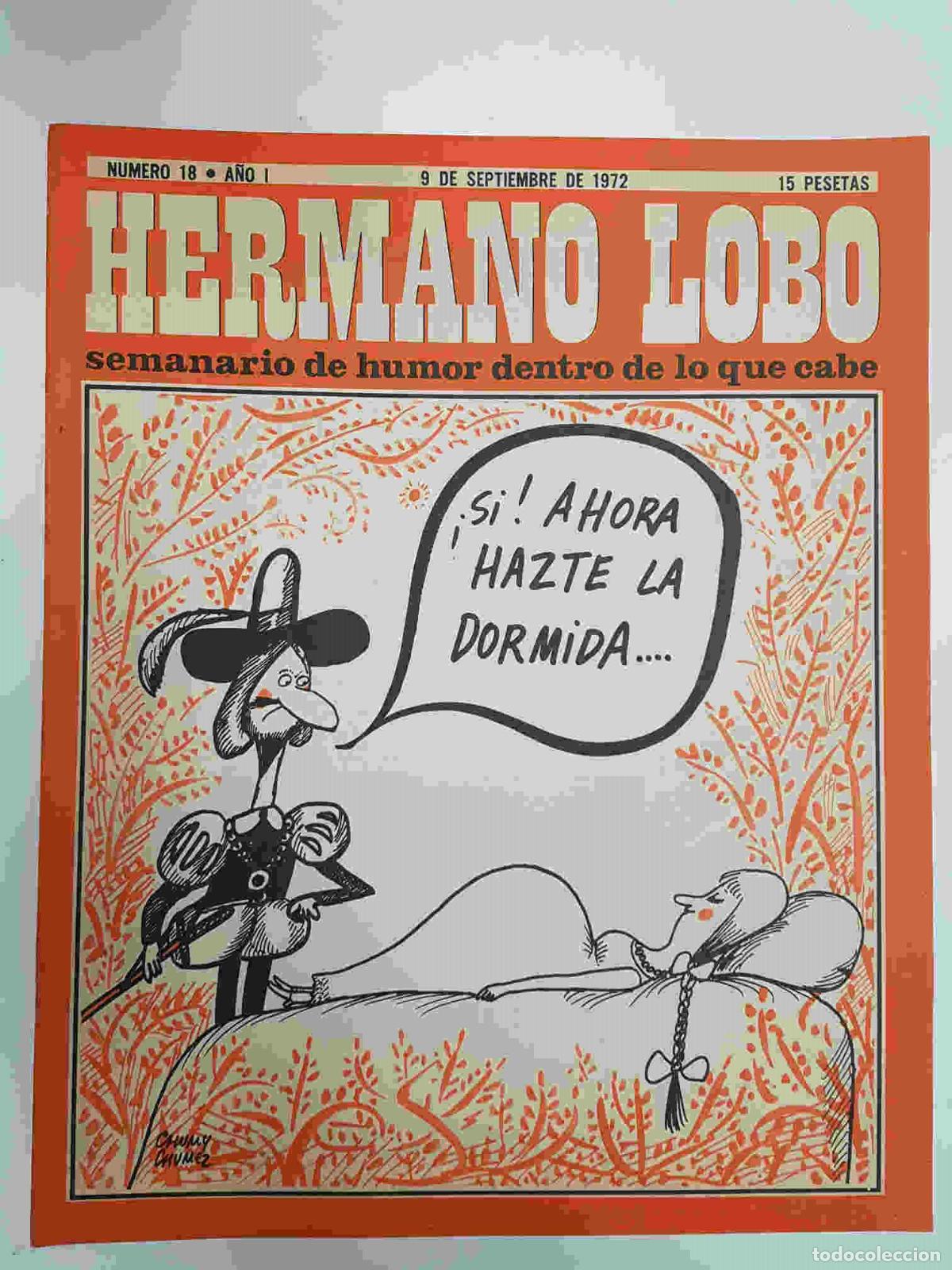 Postkarten: Hermano Lobo numero 018: portada de Chumy Chumez - Forges-Gila-Summers-etc