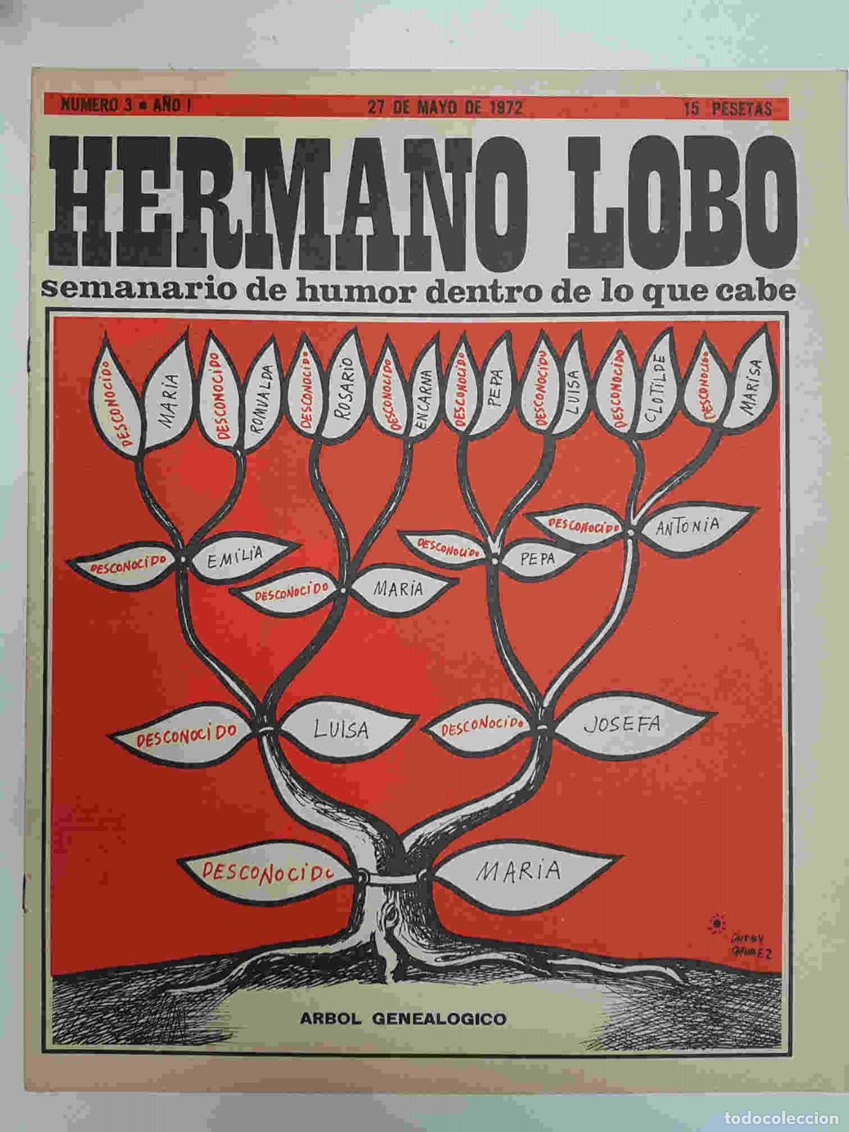 Postkarten: Hermano Lobo numero 003: portada de Chumy Chumez - Forges-Gila-Summers-etc