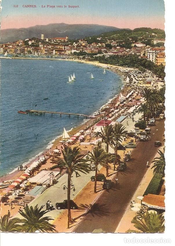 Postais: Postal 039462 : Cannes. La Plage vers le Suquet - Varios