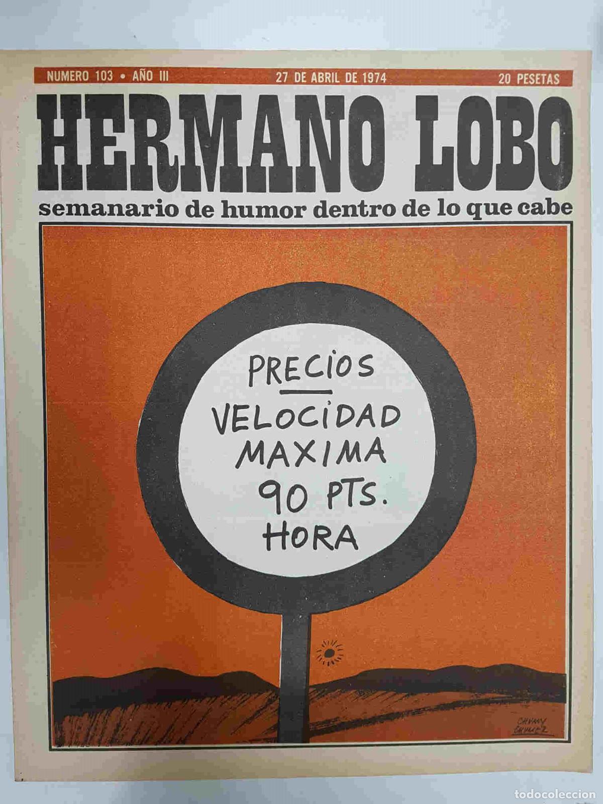 Postales: Hermano Lobo numero 103: portada de Chummy Chumez - Forges-Gila-Summers-etc