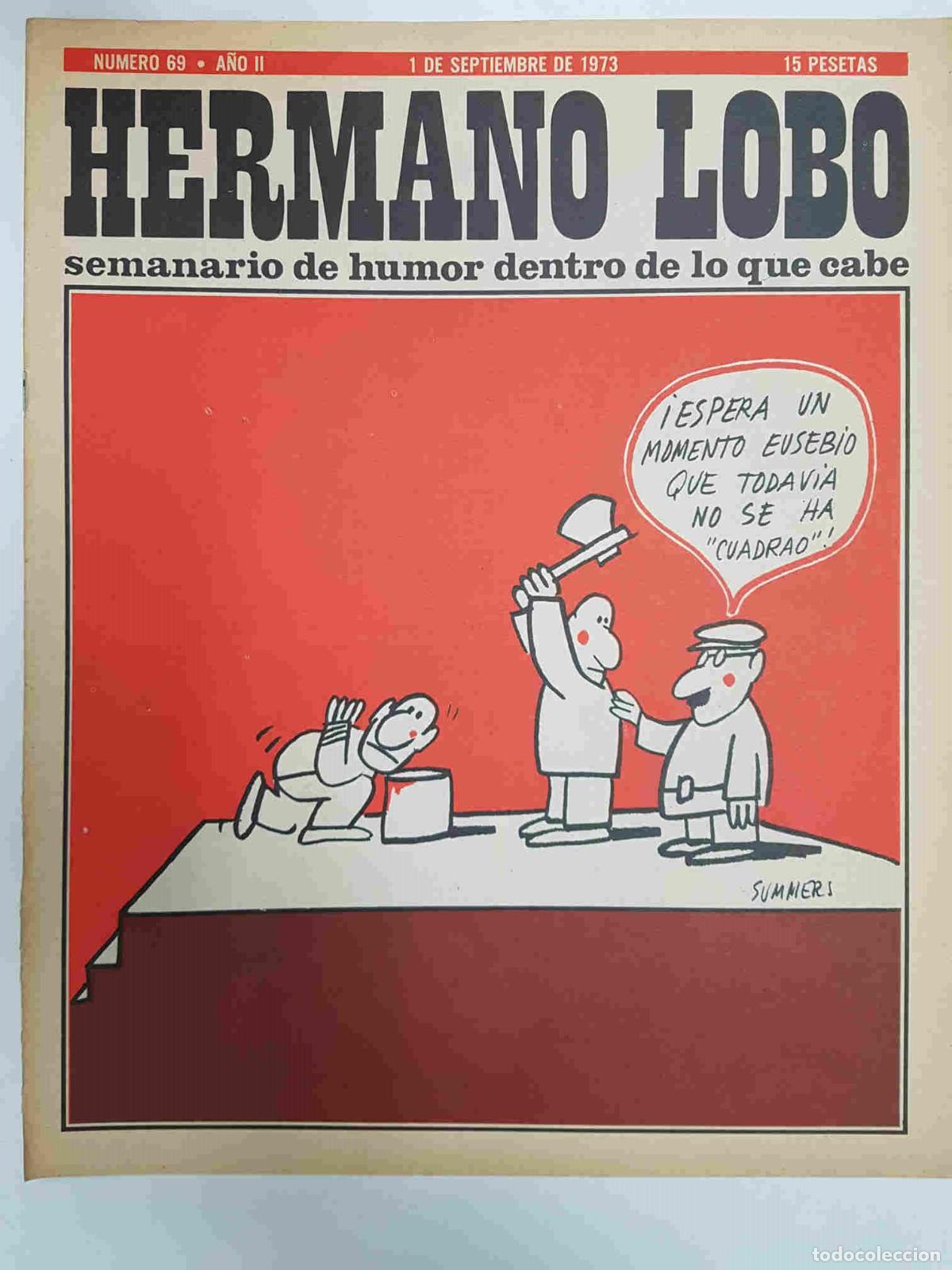 Cartoline: Hermano Lobo numero 069: portada de Summers - Forges-Gila-Summers-etc