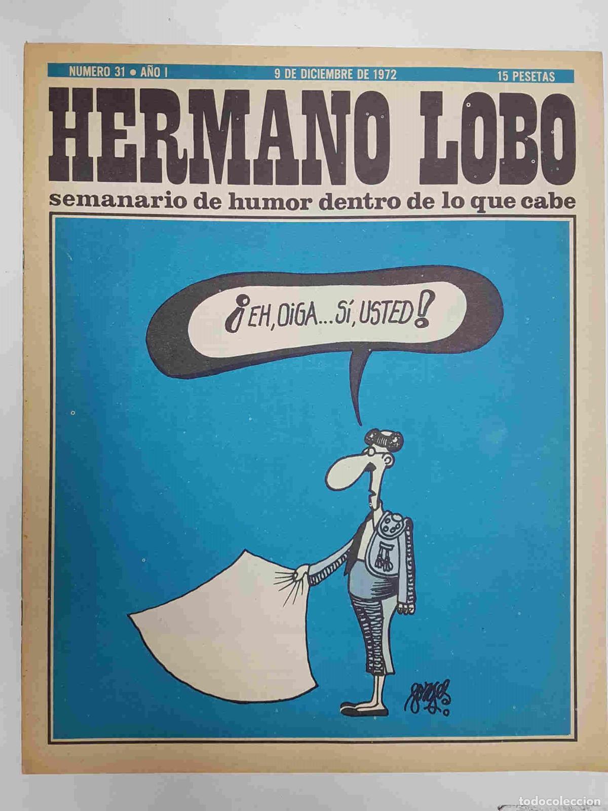 Cartoline: Hermano Lobo numero 031: portada de Forges - Forges-Gila-Summers-etc