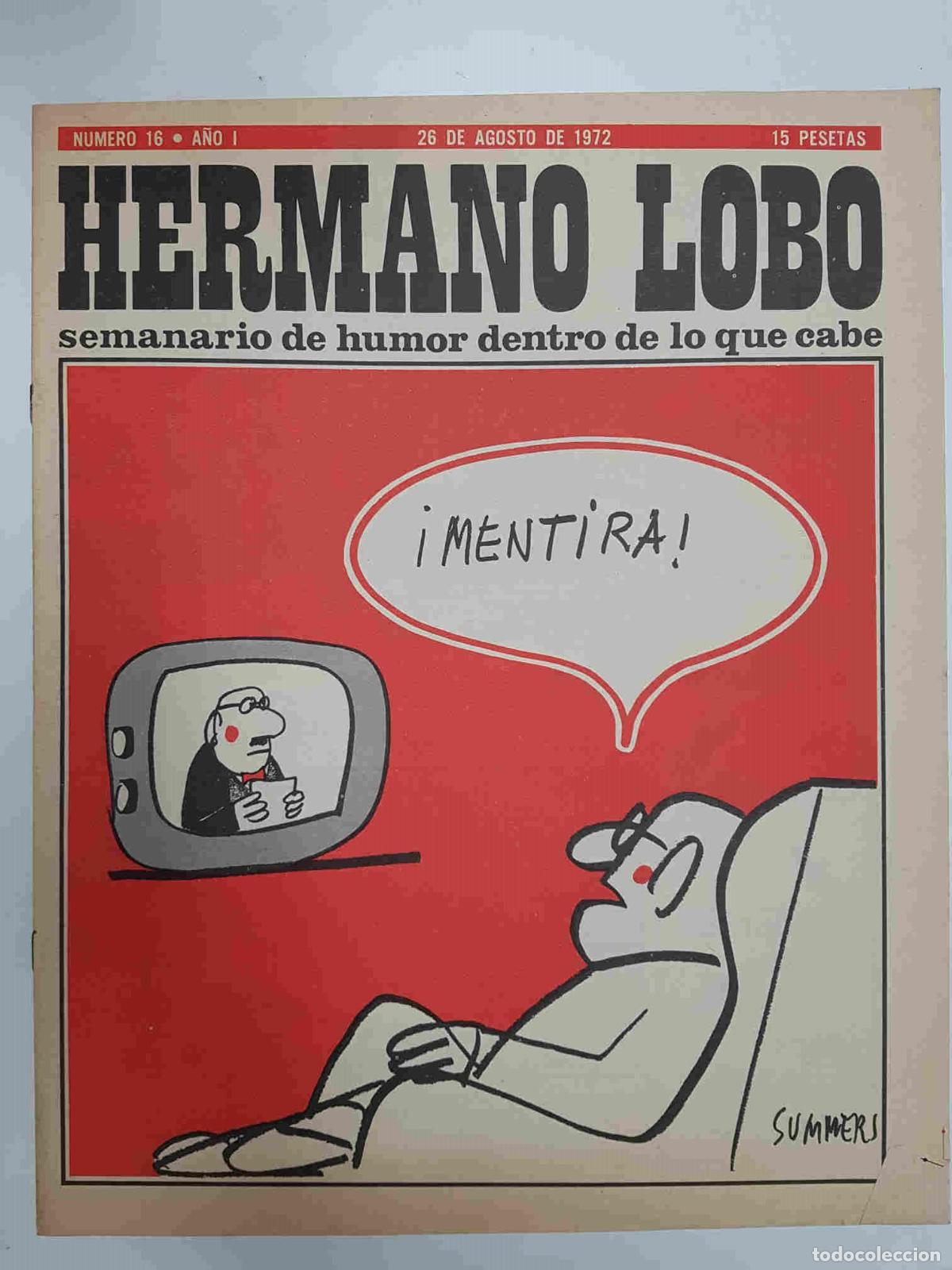 Postkarten: Hermano Lobo numero 016: portada de Summers - Forges-Gila-Summers-etc