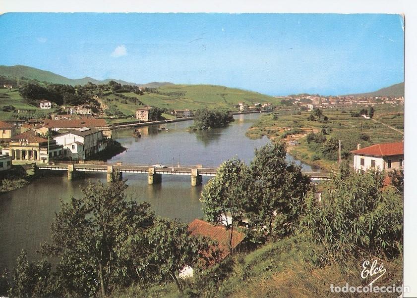 Cartoline: Postal 039814 : Hendaye - Behobie (B.P.) Le Pont International au fond lEspagne et Irun - Varios