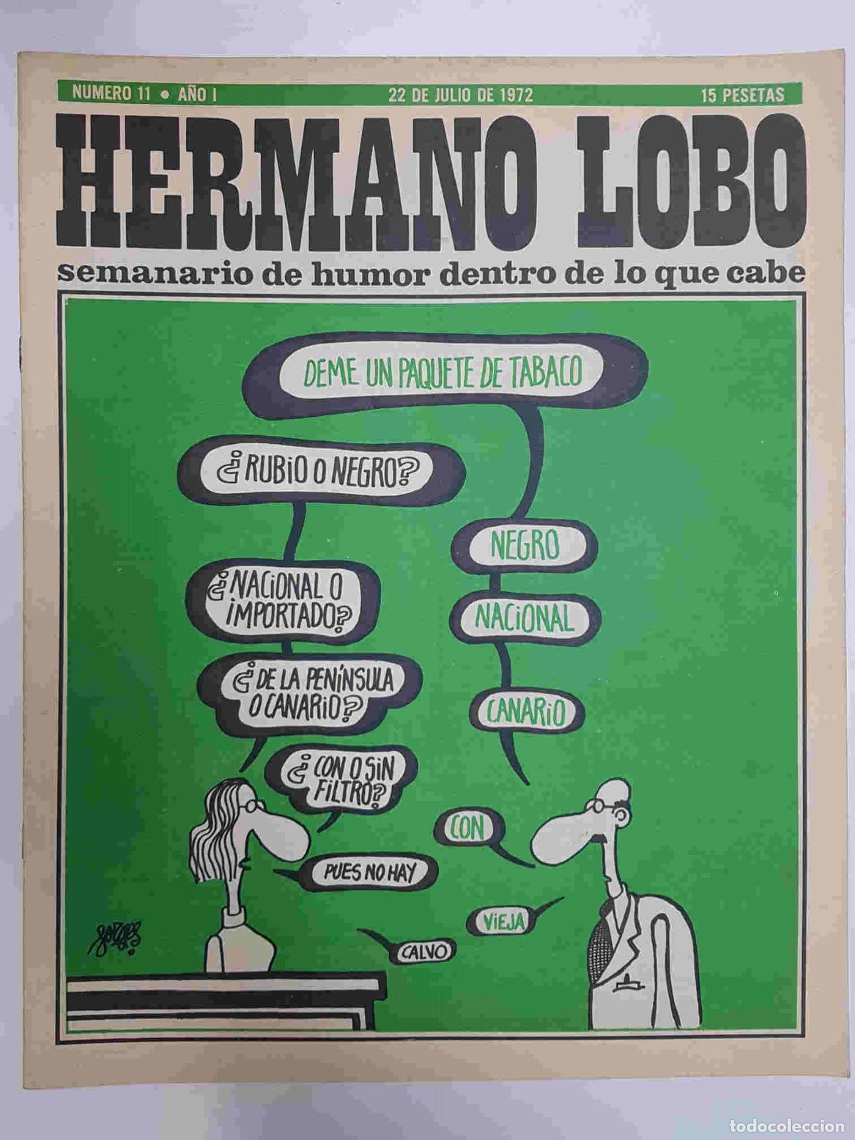 Postais: Hermano Lobo numero 011: portada de Forges - Forges-Gila-Summers-etc