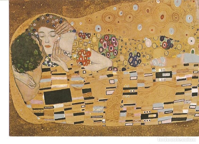 Cartoline: Postal 040082 : Gustav Klimt. Osterreichische Galerie Wien Der KuB (Detail) - Varios