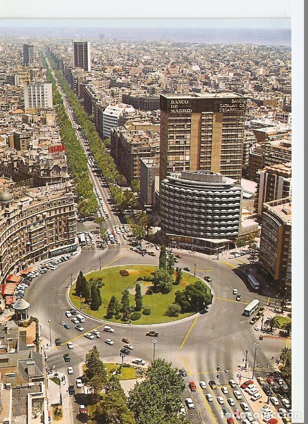 Cartes Postales: Postal 040049 : Barcelona. Plaza Calvo Sotelo y Avda. Generalisimo - Varios