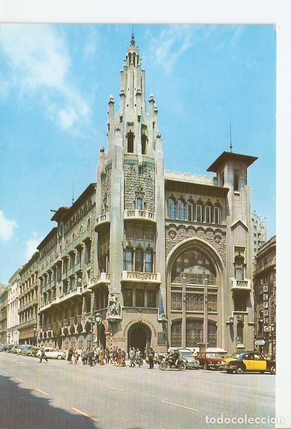 Cartoline: Postal 040107 : Oficinas centrales de la Caja de Pensiones para la Vejez y de Ahorros - Barcelona -