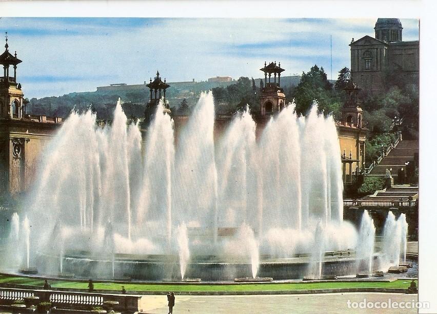Postkarten: Postal 040502 : Barcelona. Parque de Montjuich Fuente Monumental - Varios