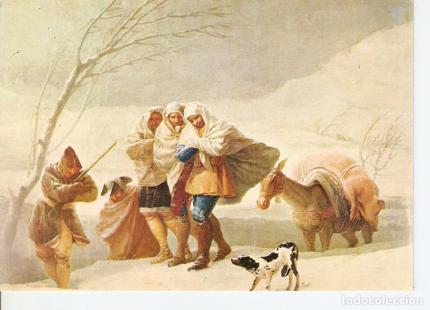 Cartoline: Postal 040884 : Francisco de Goya. La nevada - Varios