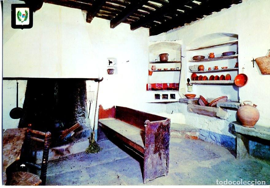 Postcards: Postal 016478: BARCELONA - Cocina de la casa Verdaguer en FOLGUEROLES Museo Verdaguer - Varios