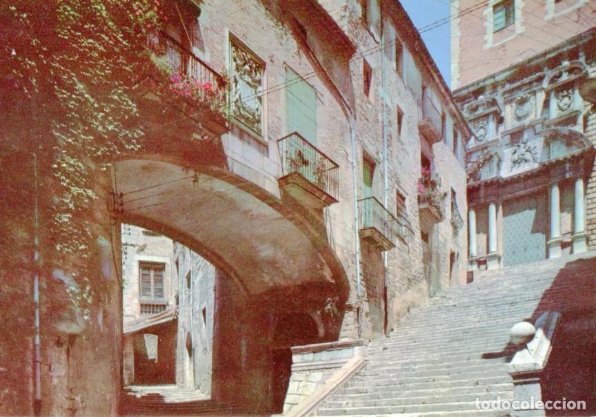 Postkarten: Postal 016671: GIRONA - Subida a Santo Domingo y Seminario - Varios