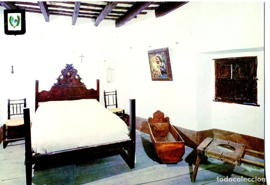 Postales: Postal 016481: Folgueroles BARCELONA - Dormitorio de la Casa del poeta VERDAGUER - Varios