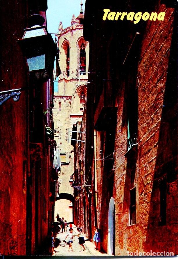 Cartes Postales: Postal 016560: TARRAGONA Costa Dorada - Calle de Santa Tecla - Varios