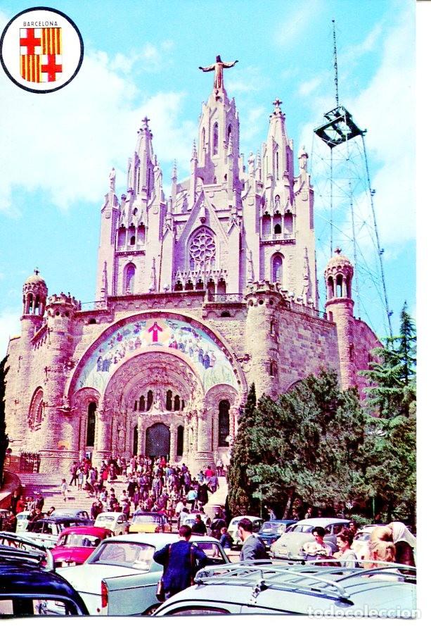 Postkarten: Postal 016562: BARCELONA - Templo expitorio del Tibidabo - Varios