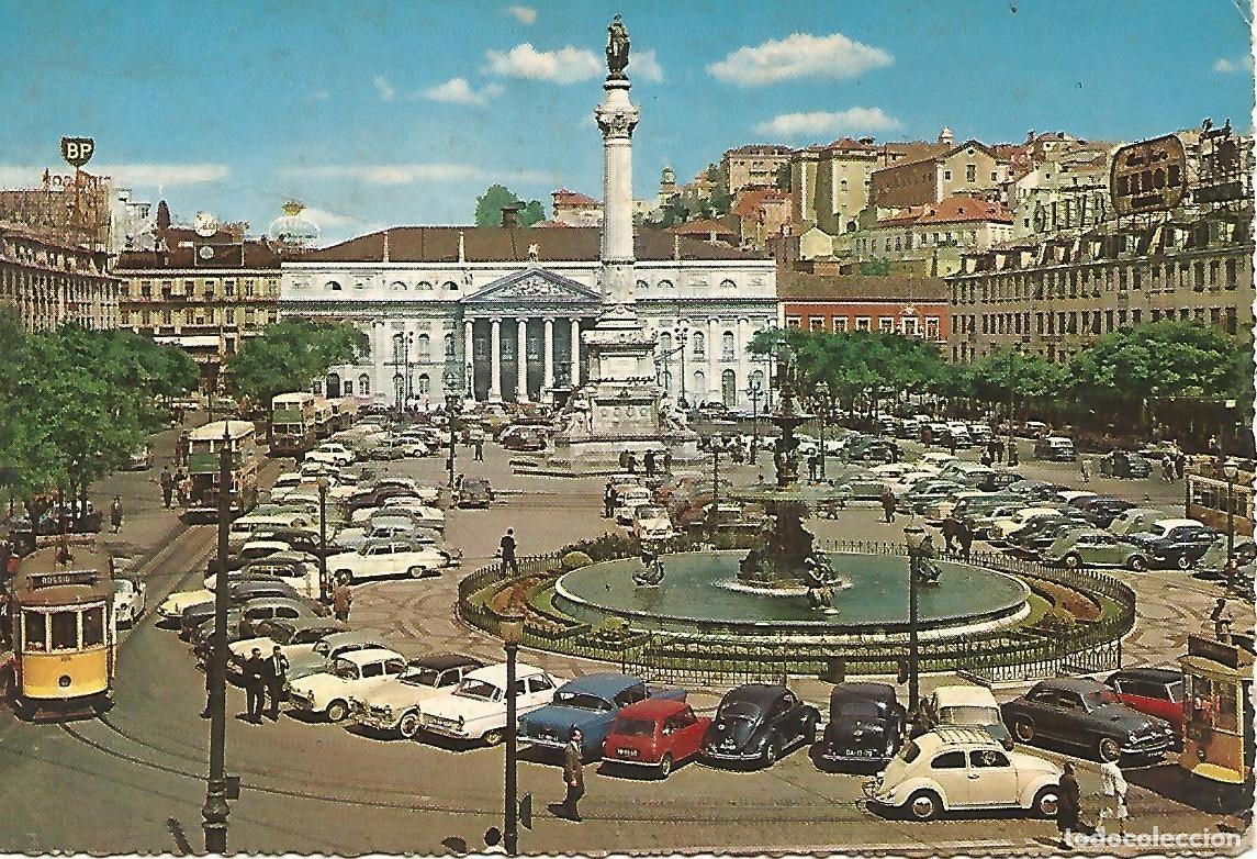 Postkarten: Postal 50023: LISBOA - Plaza de Pedro IV