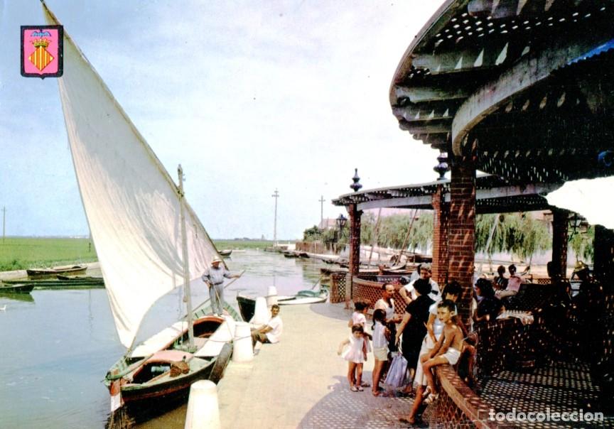 Cartoline: Postal 016664: VALENCIA - Embarcadero de la Albufera - Varios