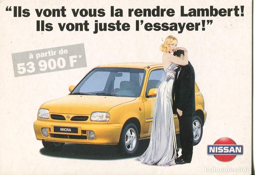 Postales: Postal 016796: NISSAN MICRA 1993- Postal publicitaria francesa - Varios