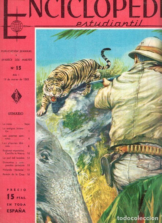 Postkarten: Enciclopedia Estudiantil numero 015 (1963): Ramon de la Cruz, Las guerras samnitas, La antigua Jerus