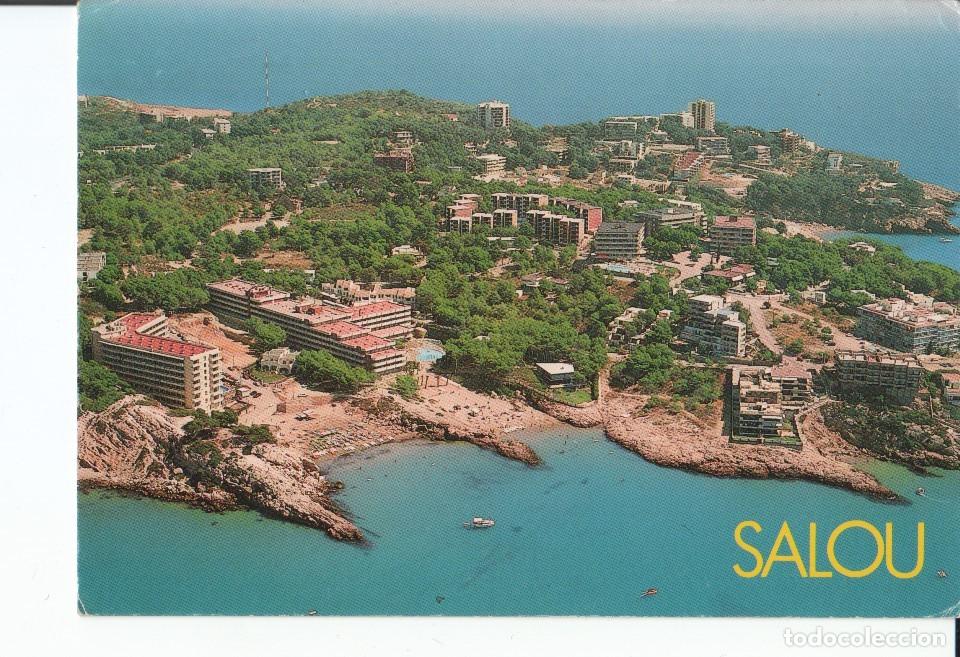 Postais: Postal 017051: SALOU Tarragona - Detalle de la Costa. Vista aerea - Varios