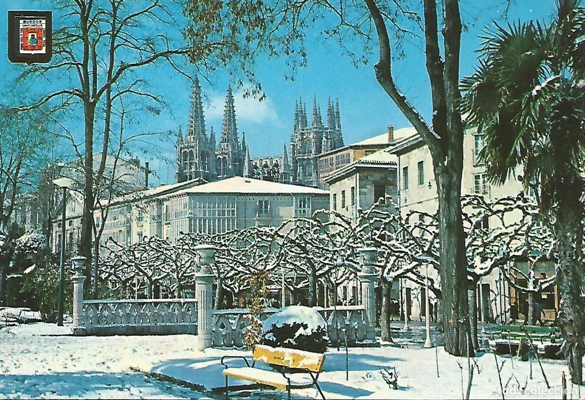 Postales: Postal 50112: BURGOS - Paseo del Espolon - Foto 1