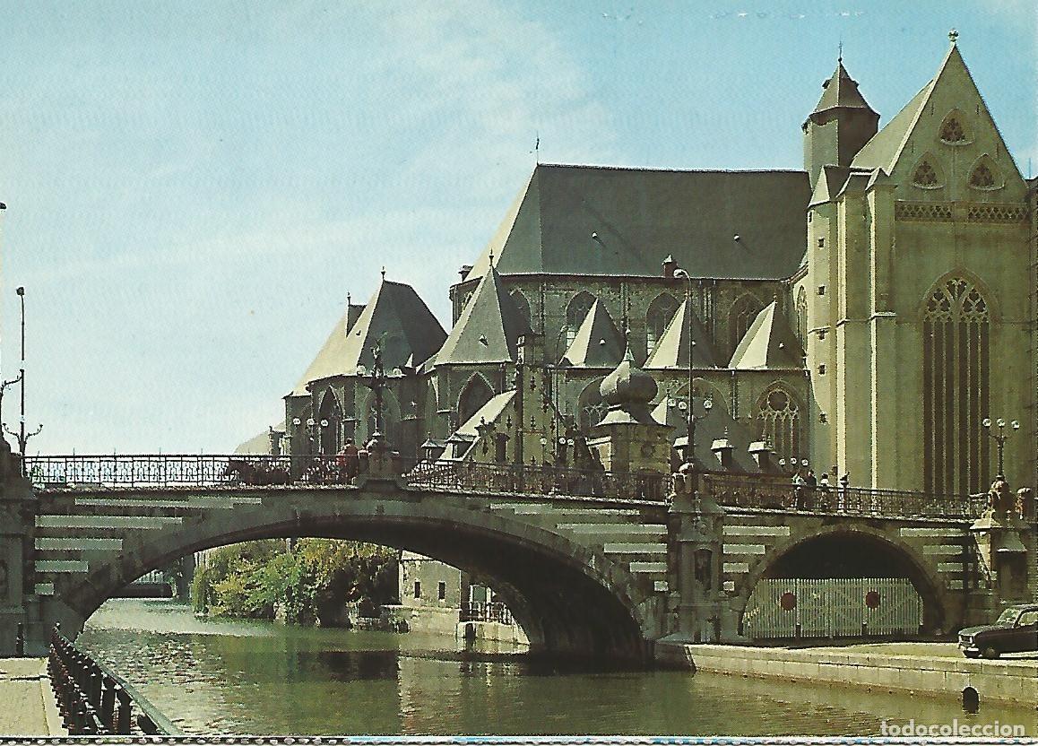 Postales: Postal 50331: GENT - Iglesia de San Miguel y Puente de San Miguel