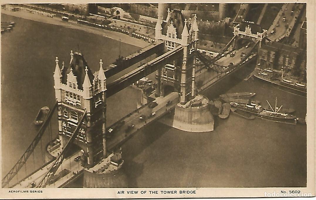 Postales: Postal 50490: LONDRES - Vista aerea Tower Bridge - Varios