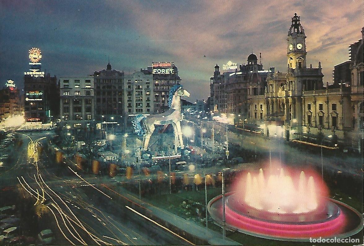 Postcards: Postal 50554: VALENCIA - Plaza del Caudillo - Varios