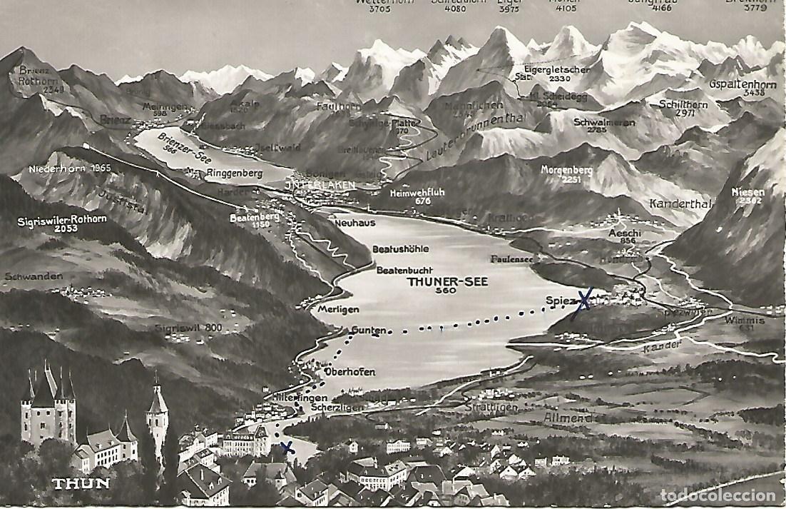 Postais: Postal 50464: THUN - Vista monta&ntilde;as - Varios