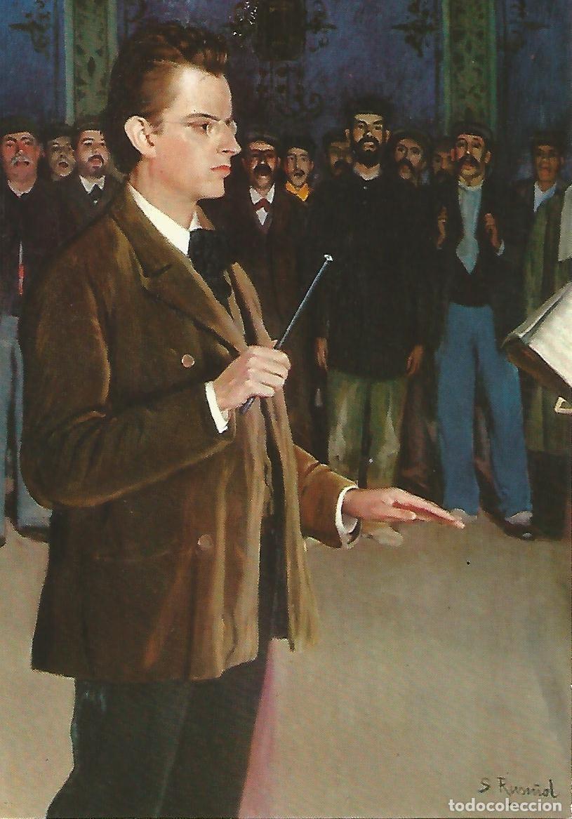 Postais: Postal 50953: SANTIAGO RUSI&Ntilde;OL - Retrato del Maestro Morera - Varios