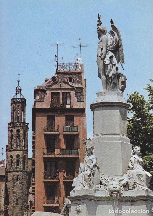 Postkarten: Postal 60061: Santa Maria del Mar desde pz. Palacio (Barcelona) - Varios