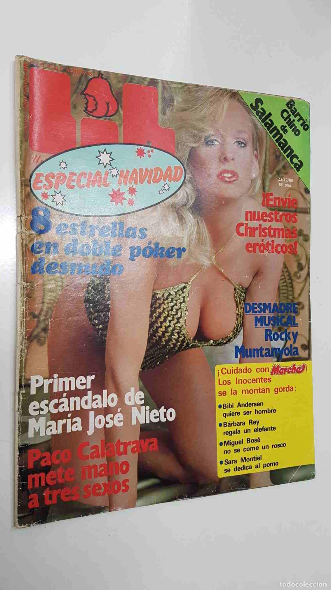 Postales: revista Lib: a&ntilde;o 5, num 218 (23-12-80) Especial Navidad - Lynda Carter, Barbara Bach. Suplemento con