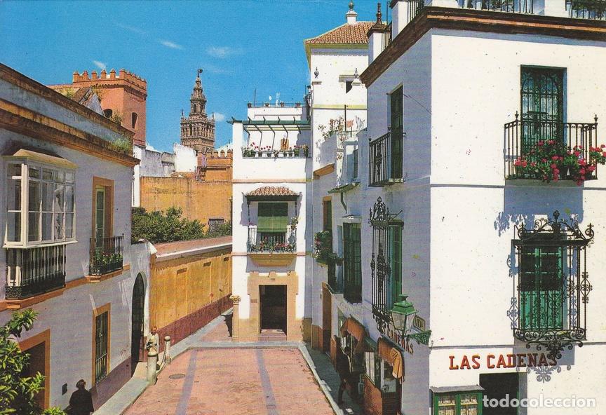 Cartoline: Postal 60063: Barrio Santa Cruz y Giralda (Sevilla) - Varios