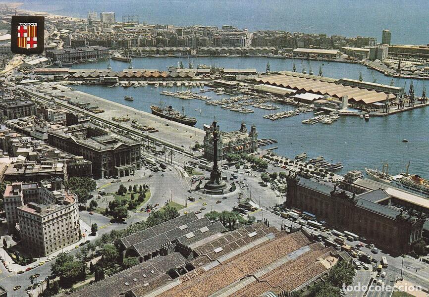Postkarten: Postal 60123: Paseo de Colon y puerto (Barcelona) - Varios