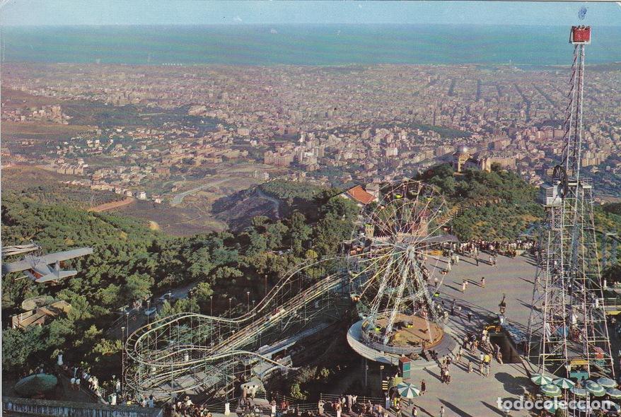 Postkarten: Postal 60053: Cumbre del Tibidabo y atracciones (Barcelona) - Varios