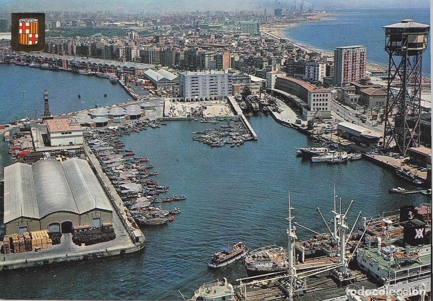Postkarten: Postal 60119: Puerto. Vista aerea (Barcelona) - Varios