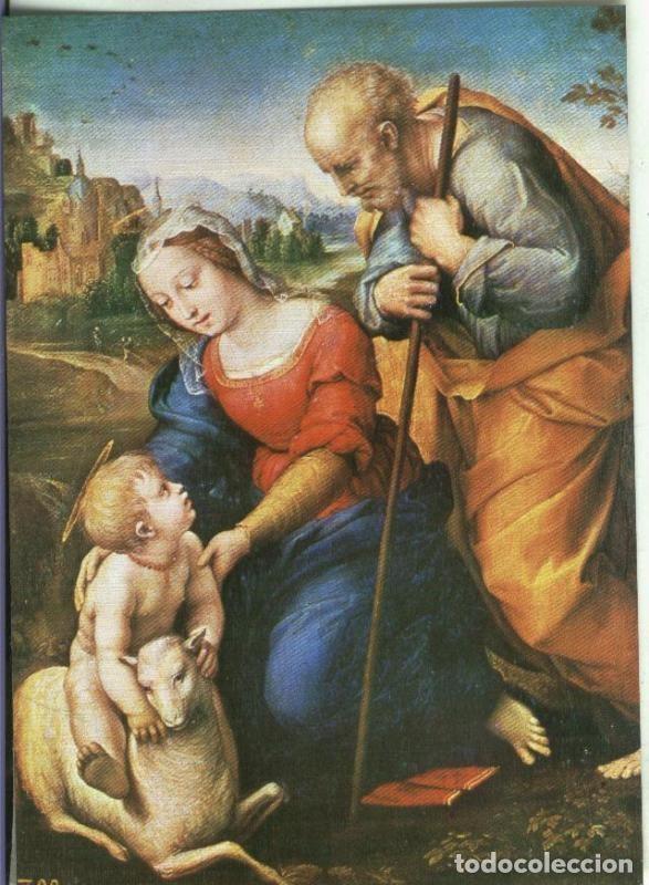 Postais: Postal 000419 : Rafael: escuela italiana: La sagrada familia del cordero - Varios