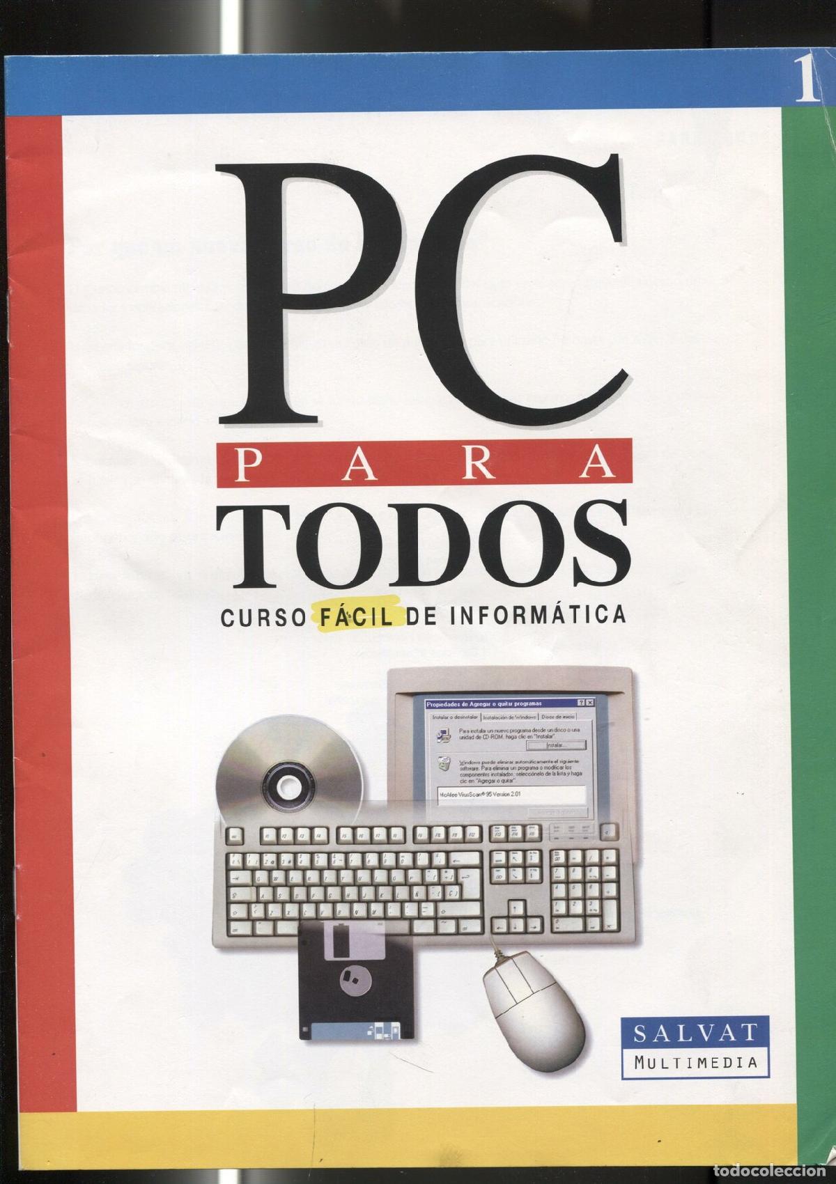 Postales: Fasciculo numero 01 del curso facil de informatica PC PARA TODOS - varios