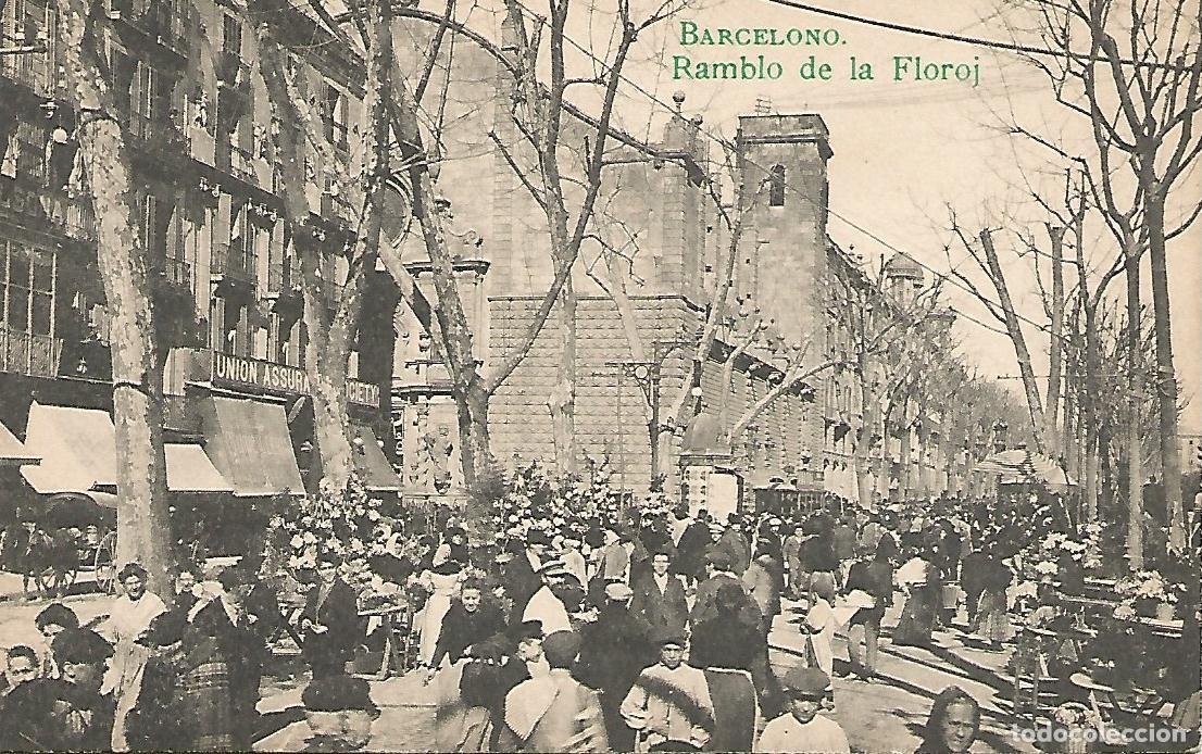 Postkarten: Postal 51414: BARCELONA - Rambla de las Flores - Varios