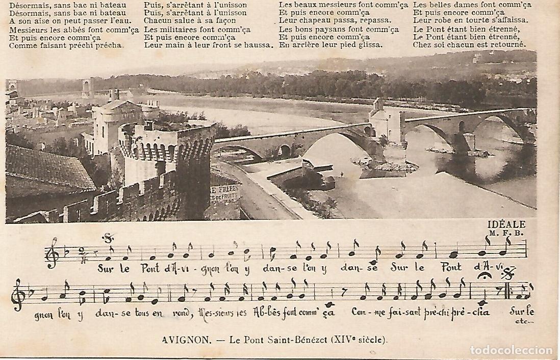 Postcards: Postal 51490: AVIGNON -Puente de Saint Benezet - Varios