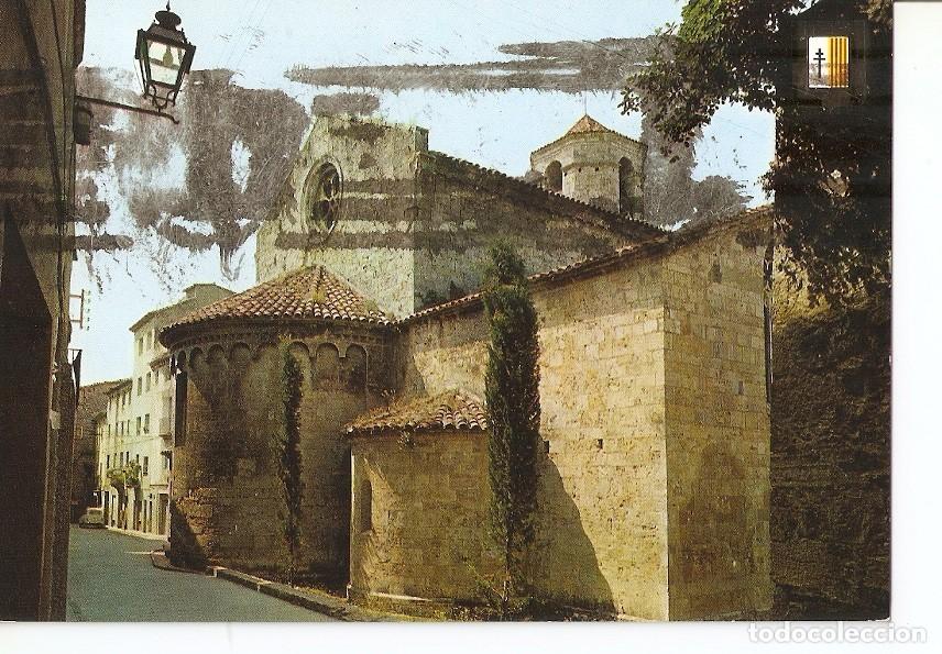 Cartes Postales: Postal 041748 : Besalu (Gerona). Iglesia de San Vicente - Varios