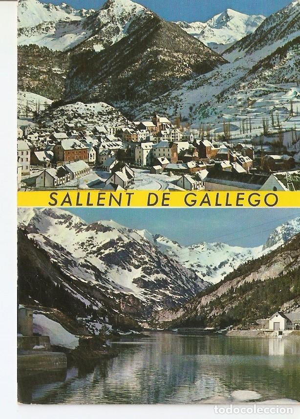 Postcards: Postal 041819 : Sallent de Gallego. Vista panoramica presa de la Sarra - Varios
