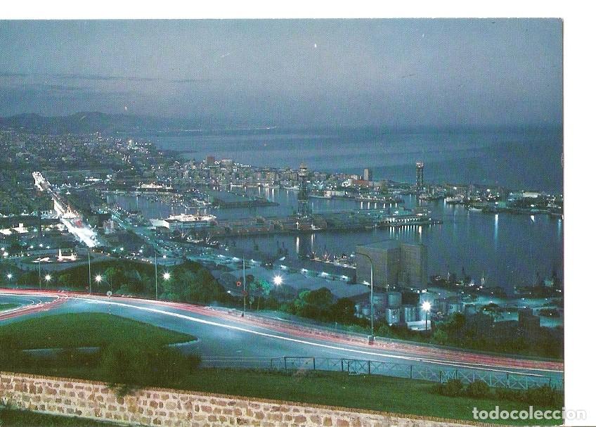 Cartoline: Postal 041423 : Barcelona. Vista noctura del puerto - Varios