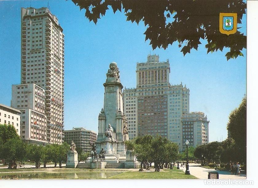 Postais: Postal 041484 : Madrid - Plaza Espa&ntilde;a - Varios