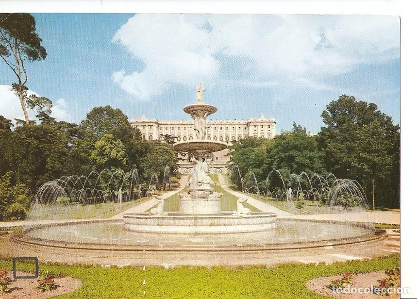 Postales: Postal 041614 : Madrid. Palacio Real. Vista desde los Jardines del Campo del Moro - Varios